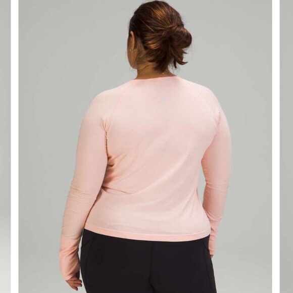 Lululemon Swiftly Tech Long Sleeve 2.0 *Race Length pink mist size 6 - Picture 5 of 5